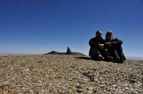 A mais de 5.300 metros de altitude, no topo de montanha na região do Chacaltaya, na Bolívia